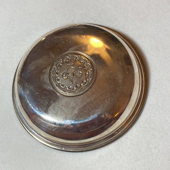 SET OF 2 STERLING SILVER ANTIQUE OTTOMAN COIN DISH - Picture 4 of 6